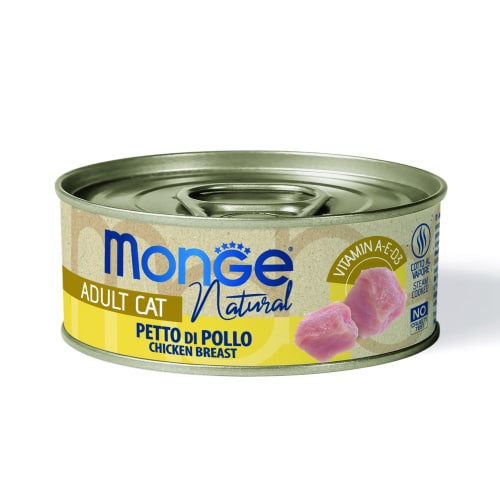 מונג מעדן לחתול נאטורל חזה עוף 80 גרם