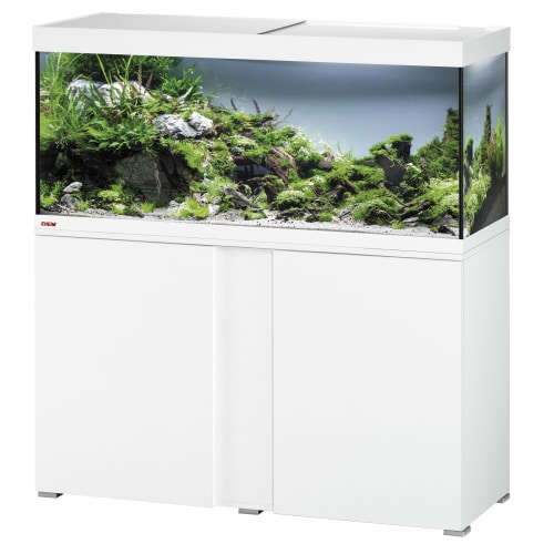 אהיים אקווריום + שולחן ויוה ליין 240 לבן 50*40*120